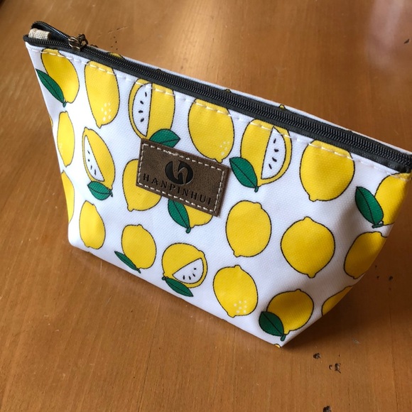 Boutique Handbags - Lemons Waterproof Travel Cosmetic Bag/New
